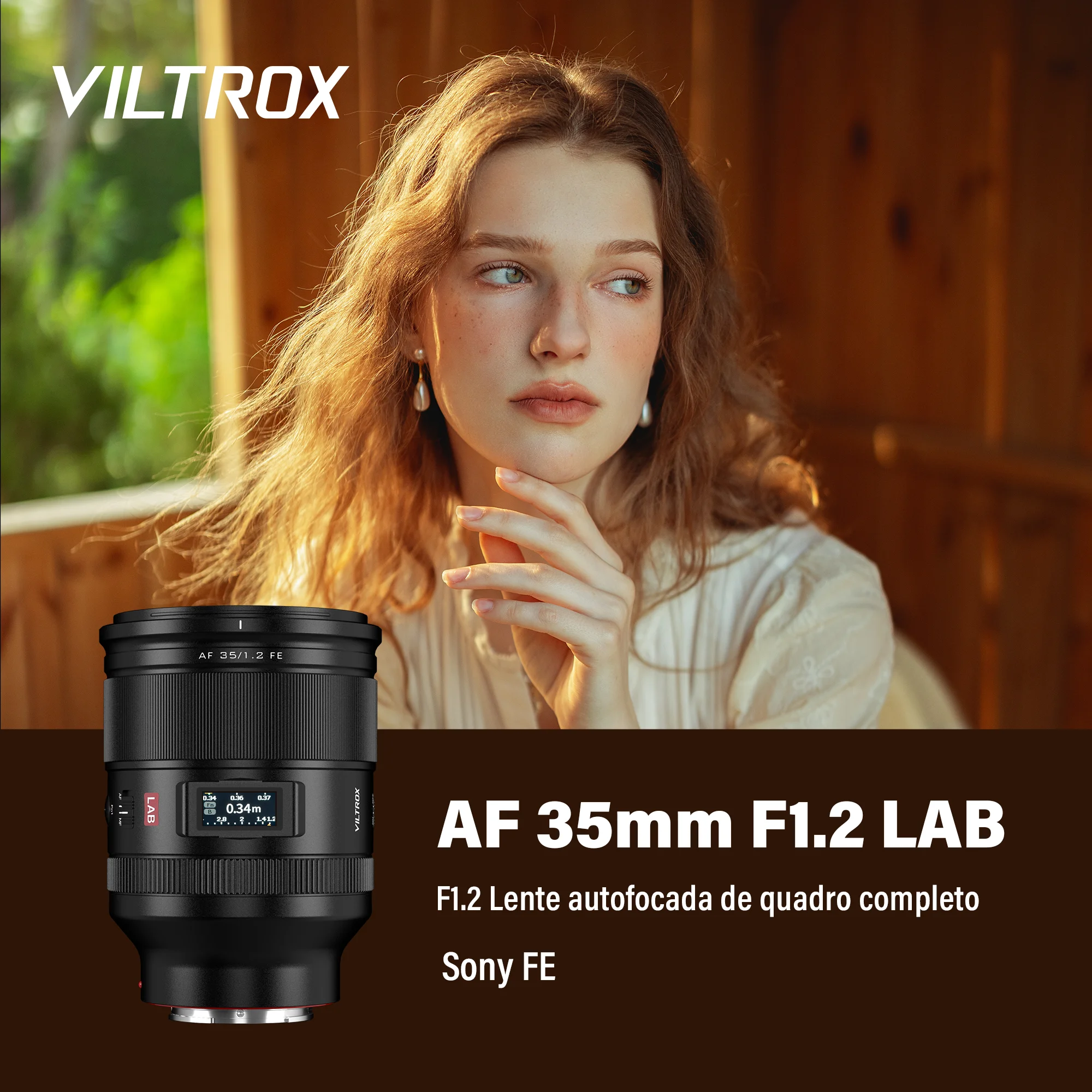 Viltrox 35mm F1.2 LAB Lente de câmera Full Frame Retrato Lente de grande abertura para Sony FE Nikon Z mount Camera A7M4 A7C2 ZV-E1 FX3