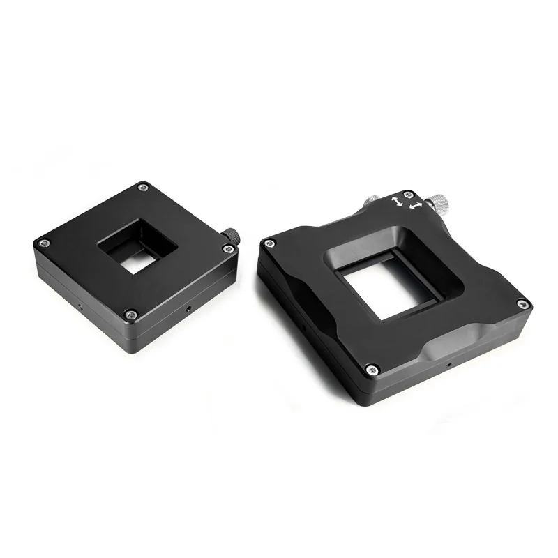 Adjustable slit four open slit blade light blocking device square light spot regulator luminous flux control