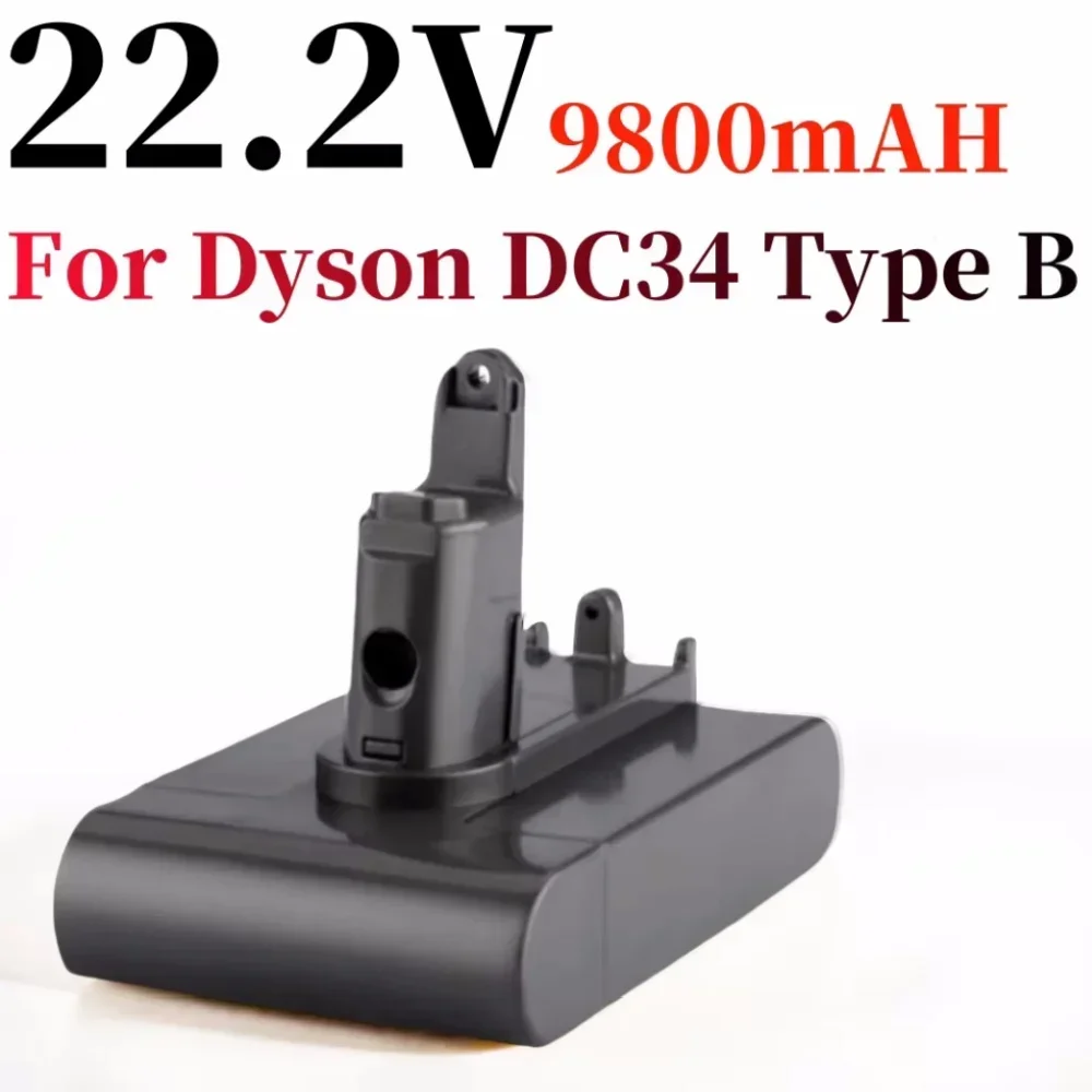 

22.2V 9800mAh Li-ion Vacuum Battery for Dyson DC35, DC45 DC31, DC34, DC44, DC31 Animal, DC35 Animal (Only Fit Type B)