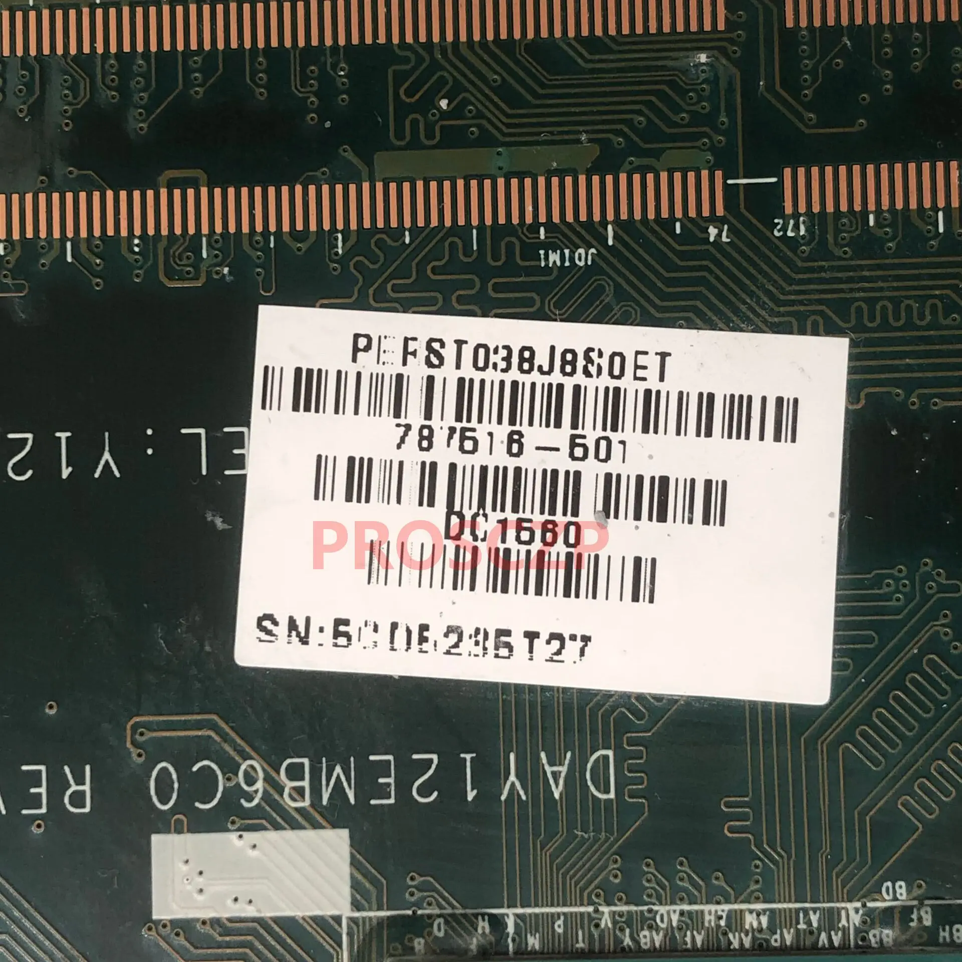 HP 17-F 15-F 노트북 마더보드용 787516-001 787516-501 787516-601 SR1YW N3540 CPU DAY12EMB6C0 N15S-GM-S-A2 100% 테스트 완료