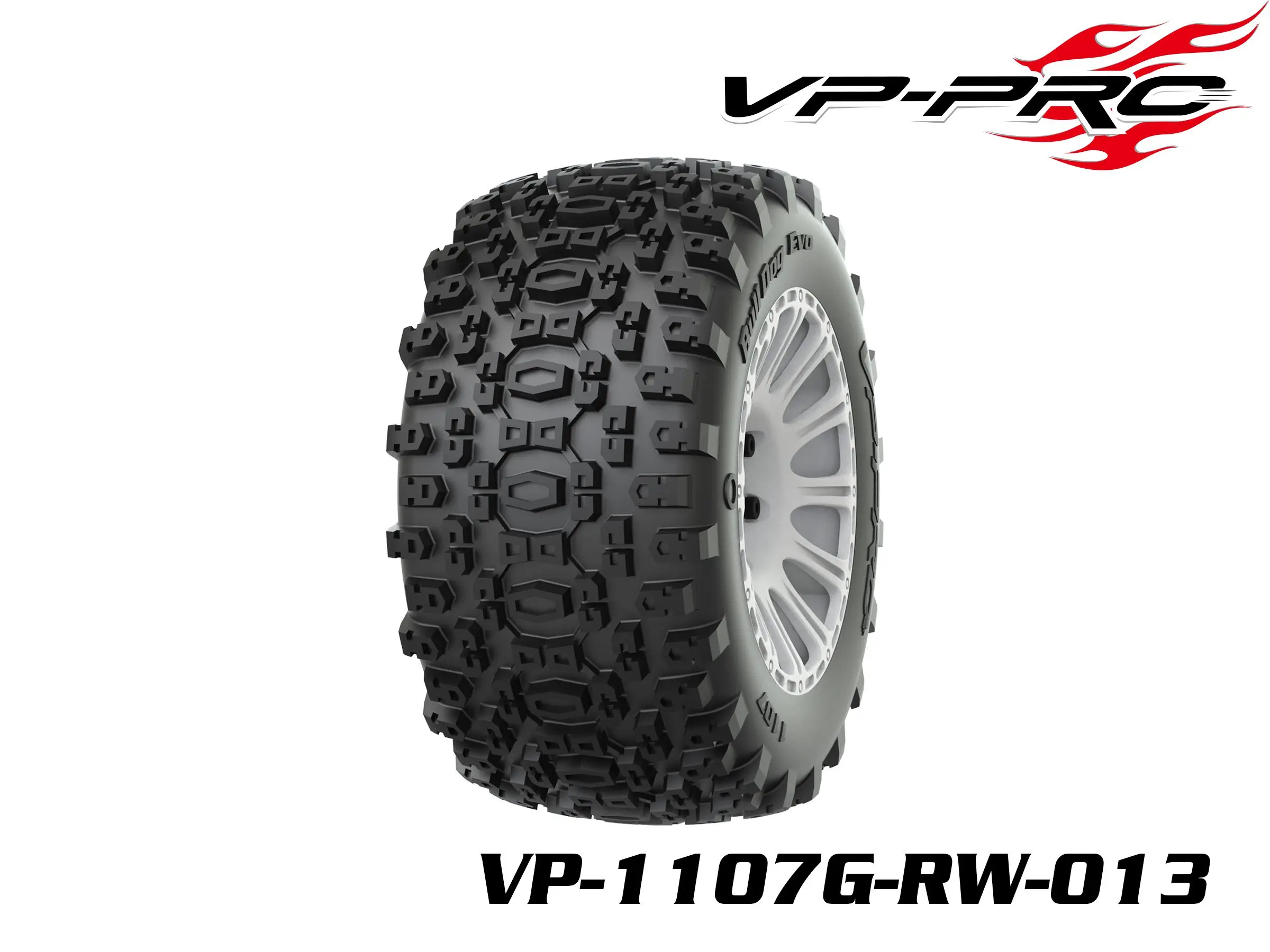 VP PRO 4PC 1/8 MT Recreational Tire All Glue Medium Hard 17mm Nut Wheel For 1/8 RC Monster Truck ARRMA Xray Hsp TRAXXAS HOBAO