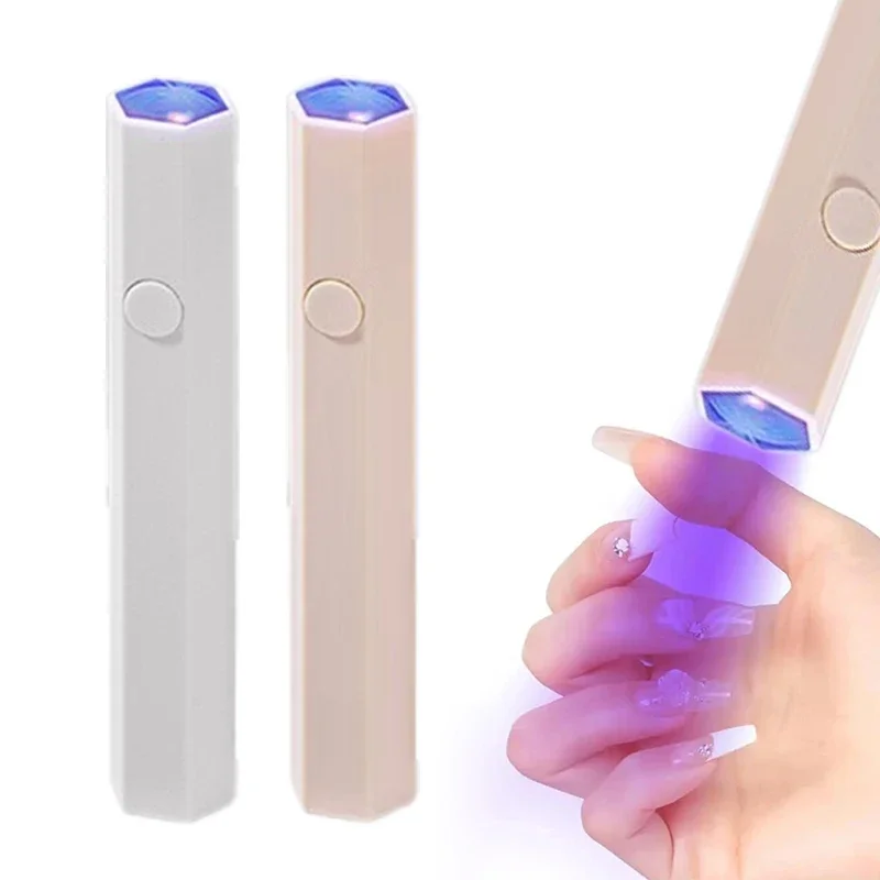 Mini UV Light Cure Nails Lamp For Gel Nails LED Nail Lamp For Gel Polish Manicure USB Nail Dryer For Fast Curing