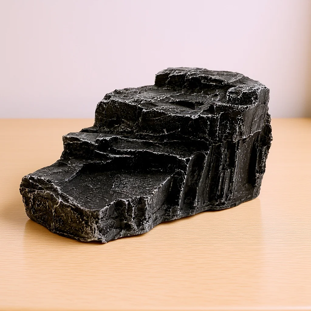 

Extra Large Turtle Resin Platform for Aquarium Basking Area Natural Design Reptile Habitat Decor Easy to Clean Pet Supplies