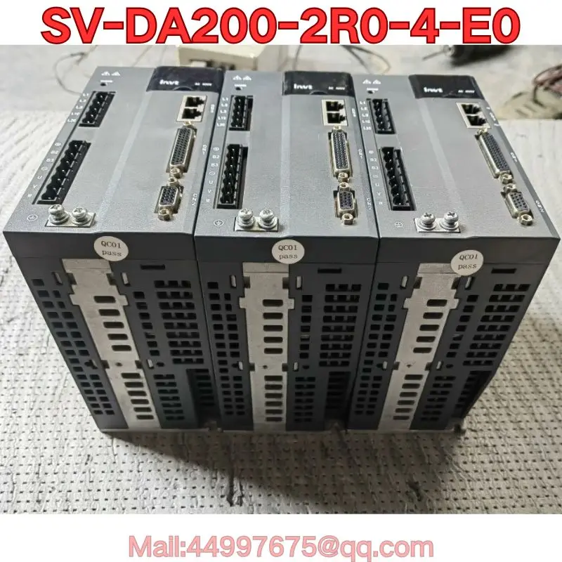 Second-hand SV-DA200-2R0-4-E0 servo drive function test is normal Latest prices for August 2026