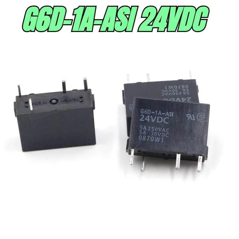 （Brand New）1pcs/lot 100% original genuine relay:G6D-1A-ASI 24VDC AS1 4pins power relay