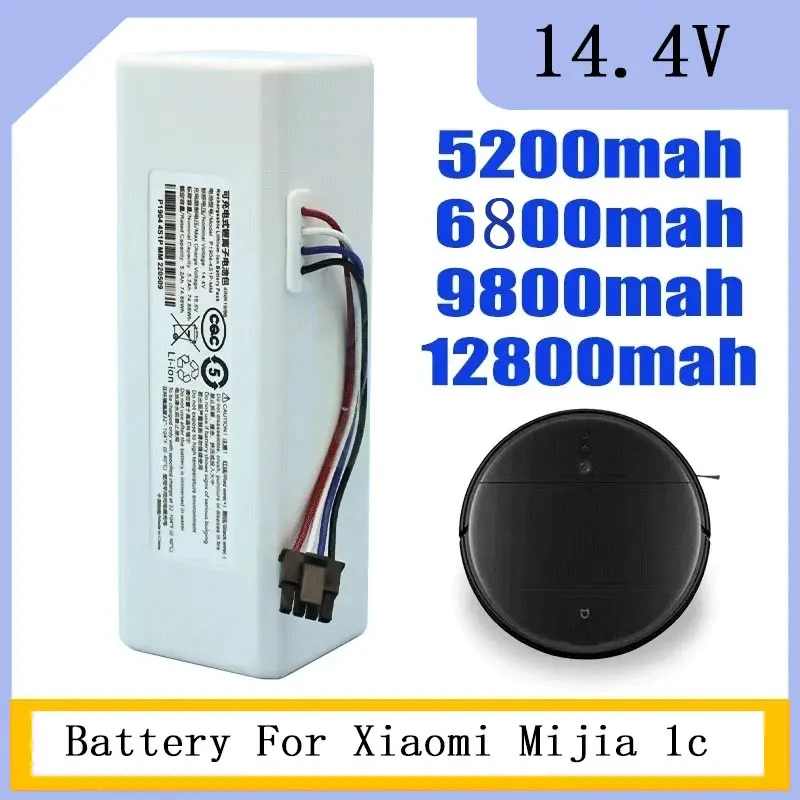 

14.4V battery 9800MAH robot vacuum cleaner 1C battery for robot vacuum mop vacuum cleaner components of Xiaomijia 1C