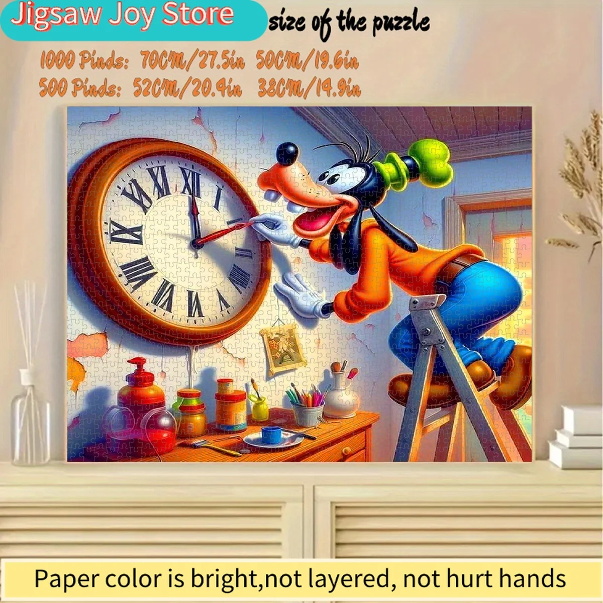 Disney/Disney, Papierpuzzle, DIY-Puzzle, High Fly Repair Nostalgic Big Clock, geeignet für Puzzles, Heim- und Freizeitpuzzle, Kreativität