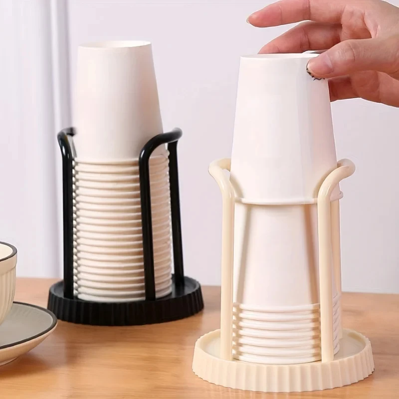 high quality Kitchen Paper Disposl Cups Picker Multifunctional Dktop Storage Rack Coffee Cup Holder Home