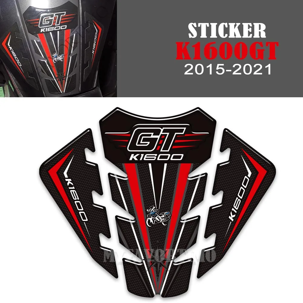 K1600GT Motorcycle Side Fuel Tank Pad Stickers Kit Knee Decals Protector For BMW K1600 K 1600 GT 2015 - 2018 2019 2020 2021