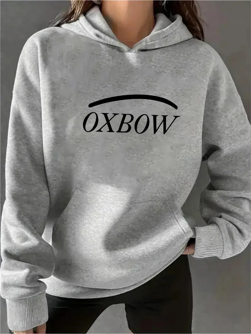 

2025 Autumn and Winter Graphic Hoodie Letter Print Pullover High-end Luxury Is for Both Men and Women Top Y2k