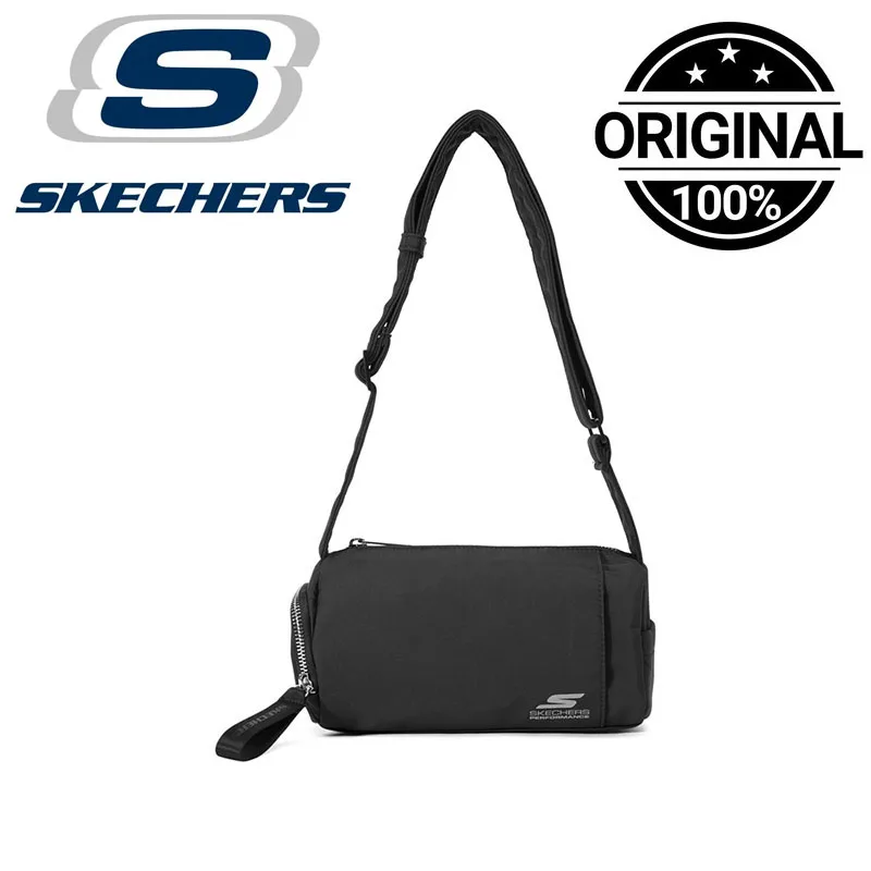 Skechers Crossbody Bag Lightweight Nylon Shoulder Bag Casual Travel Mini Daypack for Women P223U029-0018
