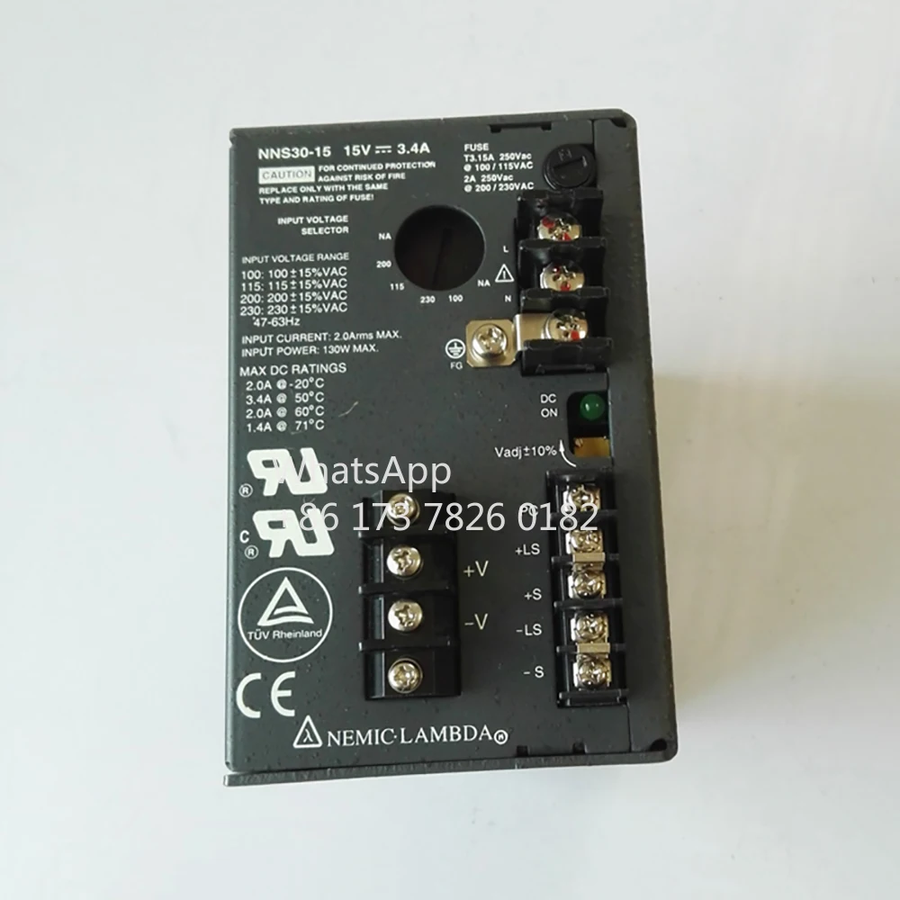 

Для LAMBDA NNS30-15 15 В 3,4 А линейный регулируемый источник питания с частотой