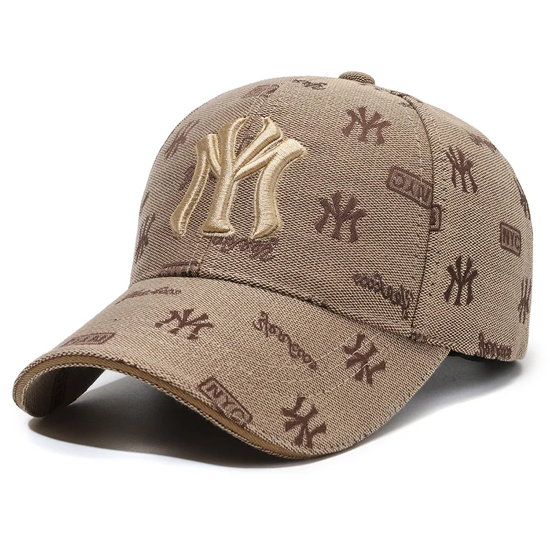 Casquette de Baseball en Coton pour Homme et Femme, Chapeau de Soleil Ajustable, Décontracté, avec Lettres Brodées NYC