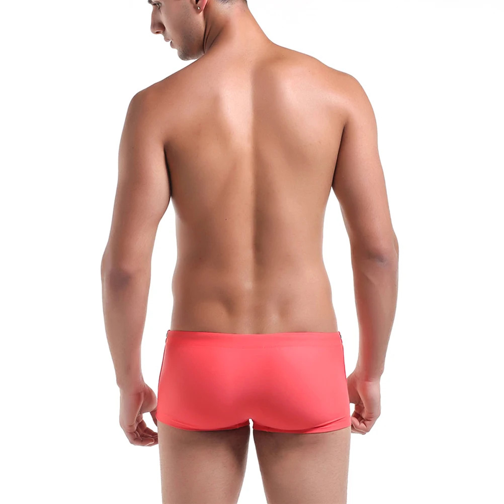 

Men Swimwear Chlorine Resistant Sunlight Proof Trunks Adjustable Size Comfortable Elasticity Easy Care Water Sports Activities
