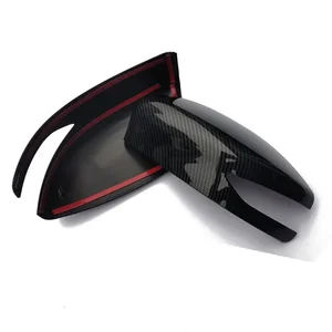 لنيسان ألتيما سنترا / سيلفي 2013-2018 سيارة الرؤية الخلفية مرآة غطاء ملصق غطاء الجناح الباب الخارجي حالة تقليم ألياف الكربون أفضل 12 مبيعات نيسان سنترا غطاء مرآة - رقم 12