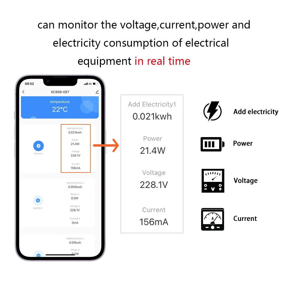 Kincony 8CH ESP32 Tuya Relay Controller E8T GPRS 4G LTE Module DS3231 IIC RTC IPX Wifi Antenna Tasmota ESPHome Arduino Monitor