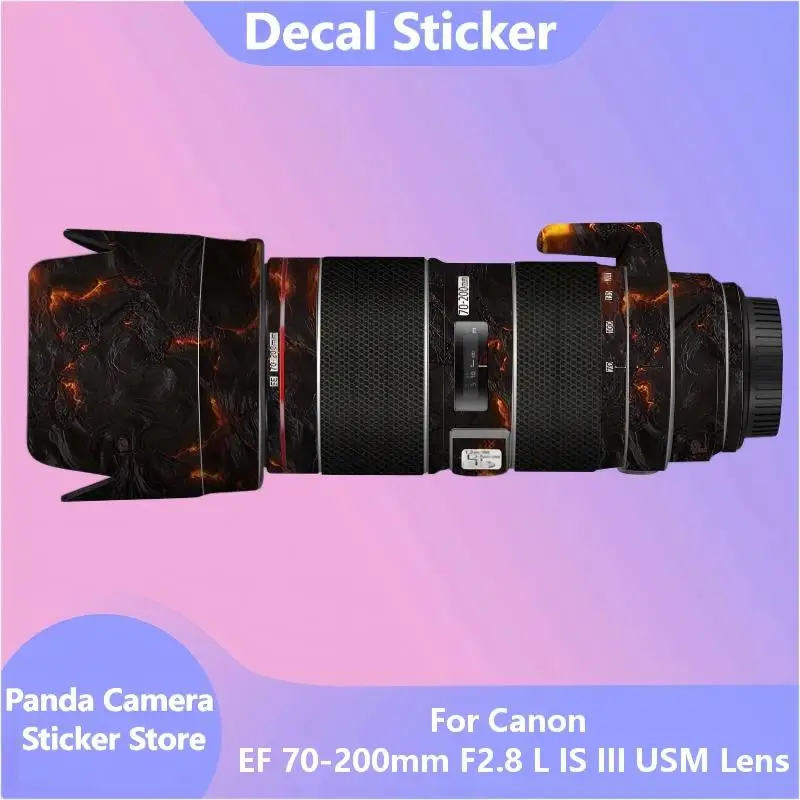 

Защитная пленка-наклейка для объектива Canon EF 70-200mm F2.8 L IS III USM, антицарапийное покрытие, защита от царапин, для EF 70-200 F/2.8L III