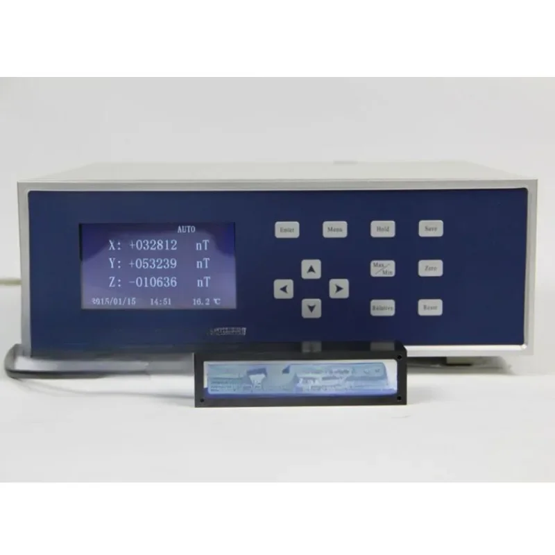 High-precision weak magnetic measuring instrument, three-dimensional fluxgate magnetic meter