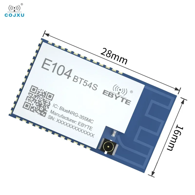 2.4GHz STM BLUENRG355MC Wireless SOC Module 300m E104-BT54S ARM Processor TTL BLE 3.3V Transceiver Receiver BLE RF Module