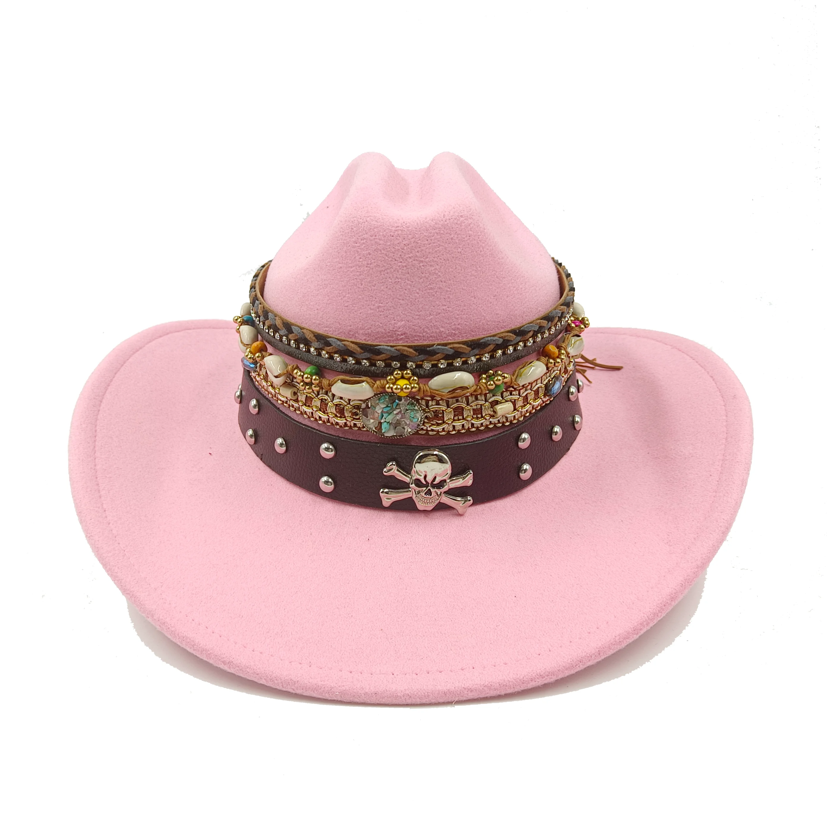 Cowboy hat 2023 new accessory leather hat Panama hat belt series hat belt buckle Unisex western chapeu cowboy