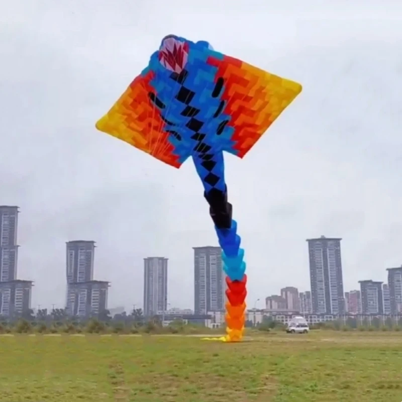 15m duivel vis vliegeren grote zachte vlieger voor volwassenen vliegers hanger professionele vlieger opblaasbare draak vliegerlijn vliegende draak