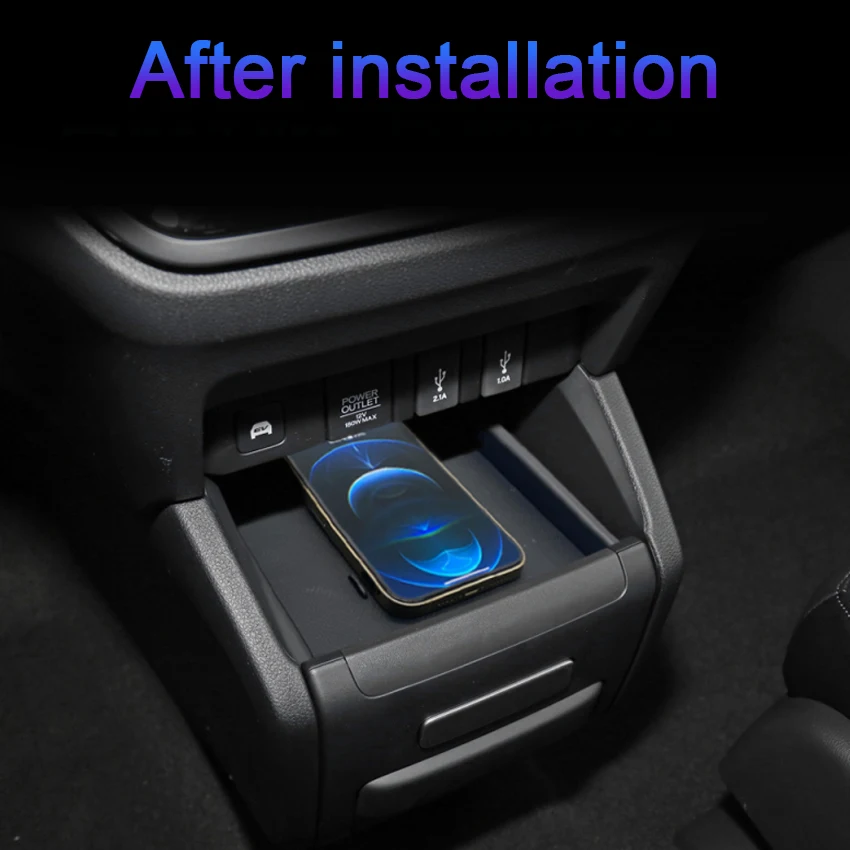 Car Accessories Special on-board QI wireless phone charging panel For Honda Odyssey ELYSION 2015~2017 2018 2019 2020 2021 2022