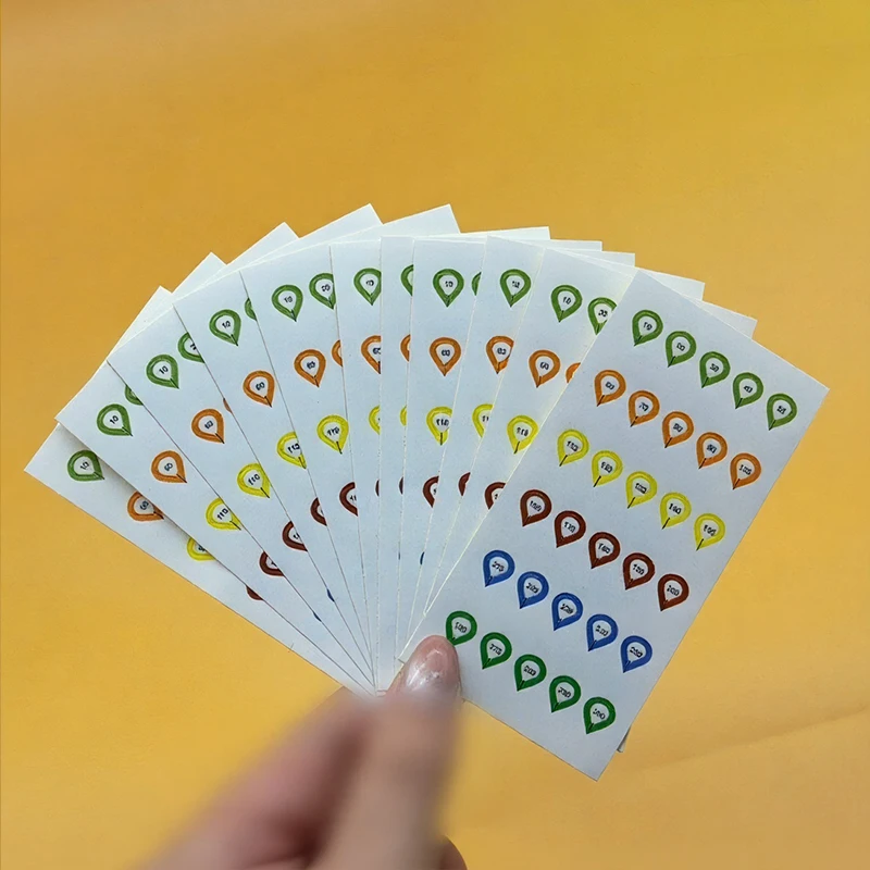 10/20 Pcs Rifle Scope Turret Stickers, Rifle Scope Turret Tags For Close-range & Mid-range Precision Target Shooting And Hunting