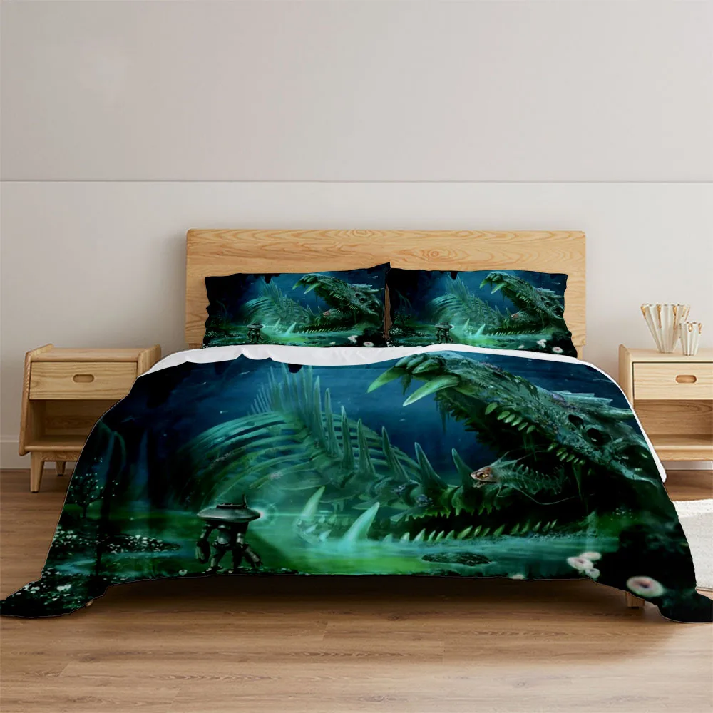 Lost River Duvet Cover Set EU Single Double King US Twin Full Queen Size  Bedclothes