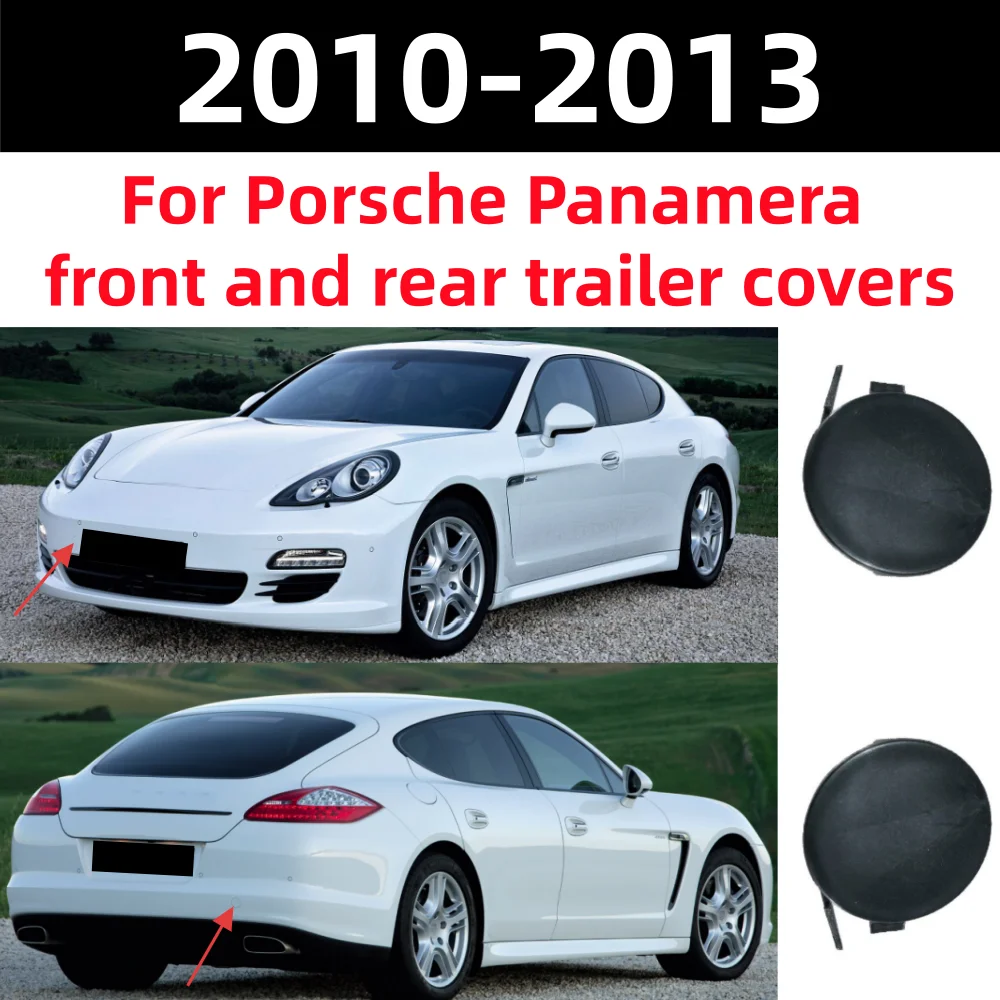 New for Porsche Panamera 2010-2013 Car Front and Rear Bumpers Unpainted Trailer Towing Cover OE: 97050570300 97050580300G2L