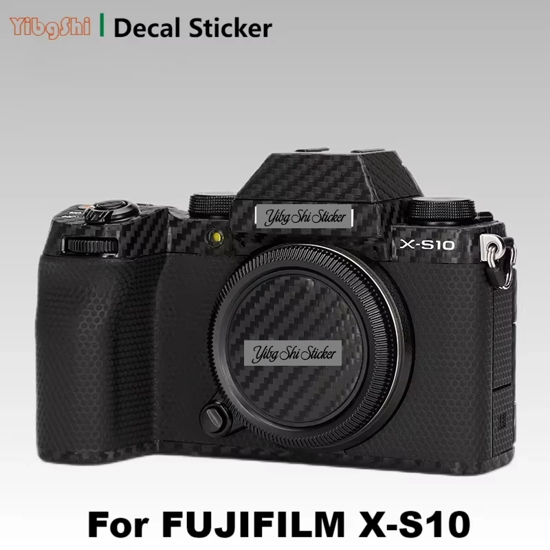 For FUJIFILM X-S10 Camera Body Sticker Protective Skin Decal Vinyl Wrap Film Anti-Scratch Protector Coat