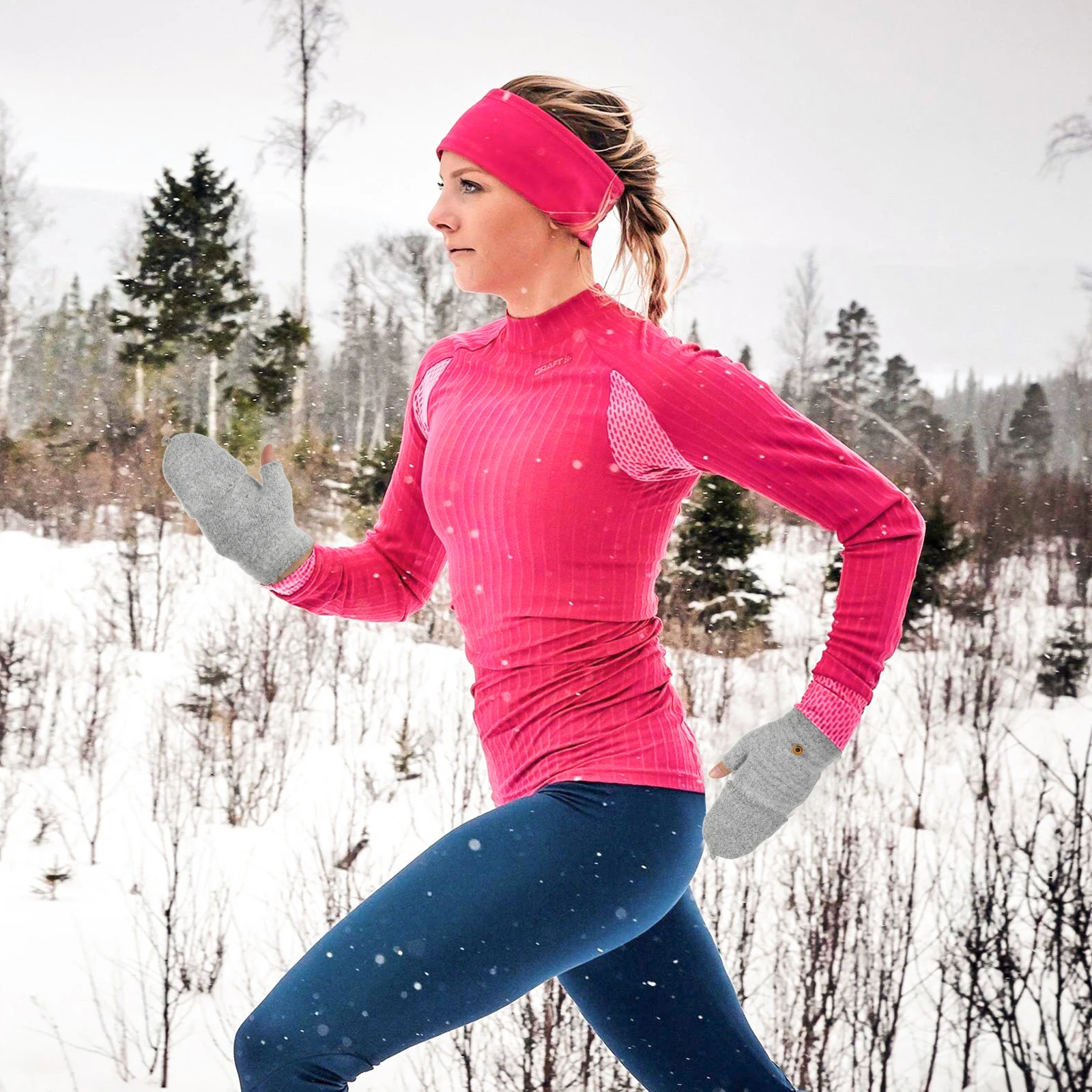 قفازات الحرارية الاحترار النساء الشتاء معزول مع الحرارة Usb التدفئة تدفئة اليد قابلة للشحن ساخنة ساخنة جهاز تدفئة اليد جديد 2026 #5