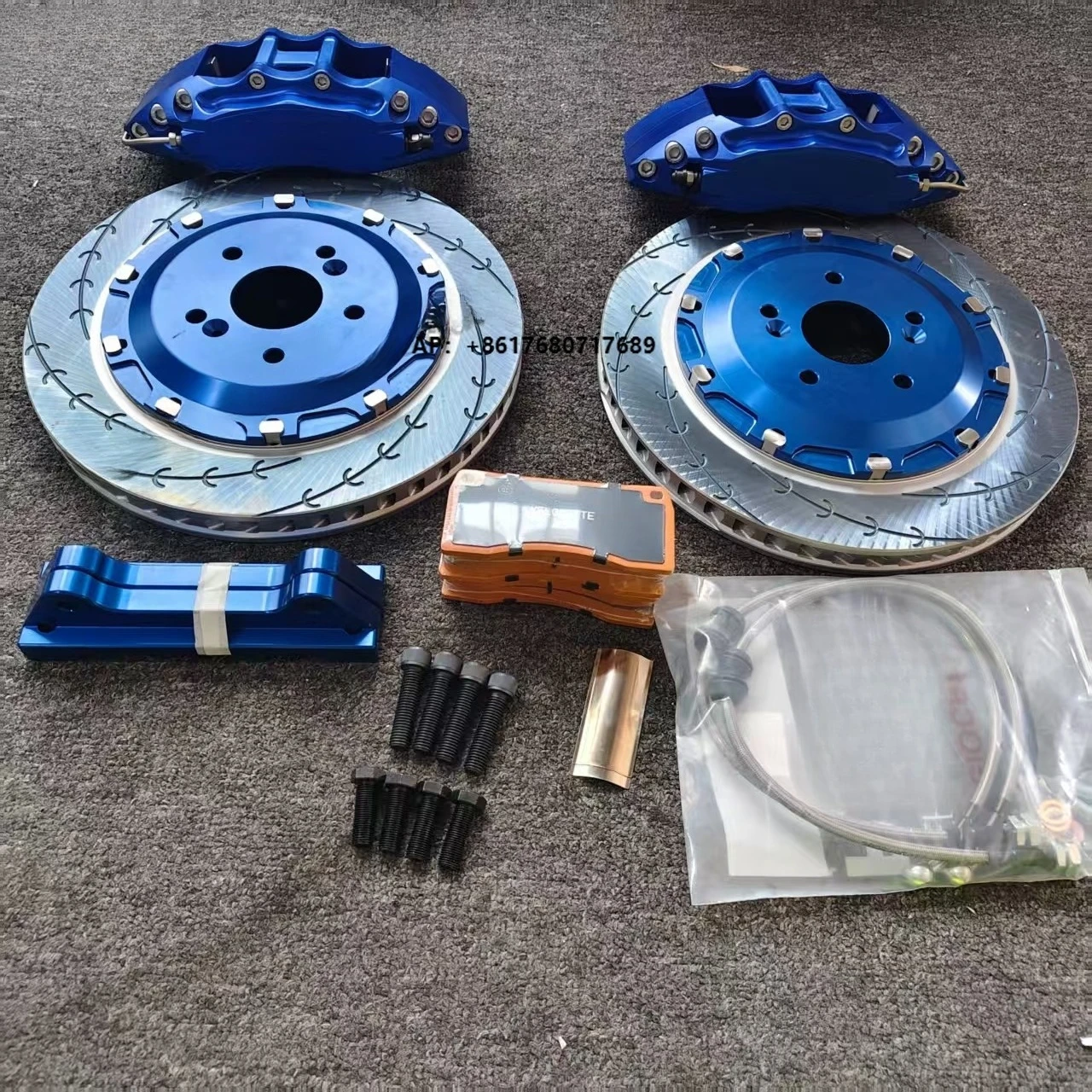 

Big Brake Caliper Kit EC670 6-pot Racing Brake Pads Auto Brake System for Hilux R32 GTR34 Legacy Ascent