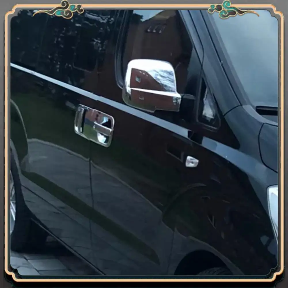 

M45K-4Pcs For Hyundai H1 Grand Starex I800 Iload/Imax Chrome Door Outer Handle Cover Exterior Parts Auto Replacement Parts