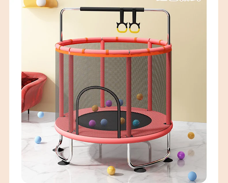 

trampoline children indoor home baby bouncer with net guard bouncer outdoor bouncer with single bar