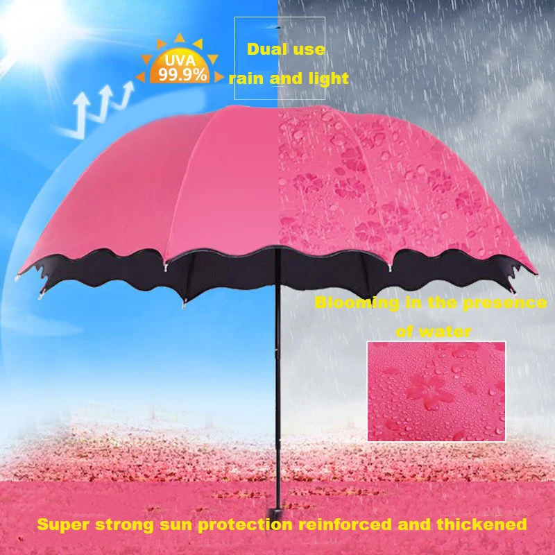 Anti-UV Rain Sun Umbrella Mini Folding Automatic Umbrella Fashion Portable Windproof Light Women Men Children Parasol Umbrellas