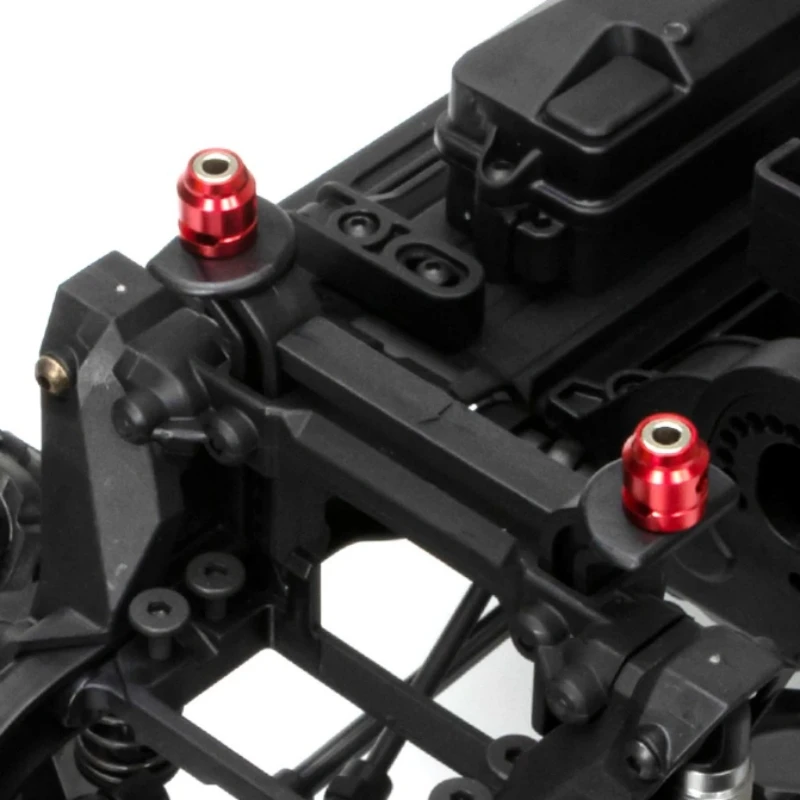Localizador de agujeros para carrocería de coche RC, postes de carcasa, piezas magnéticas fijas para Tamiya SCX10 TRX4 HSP, modelo Drift, accesorios modificados para coche