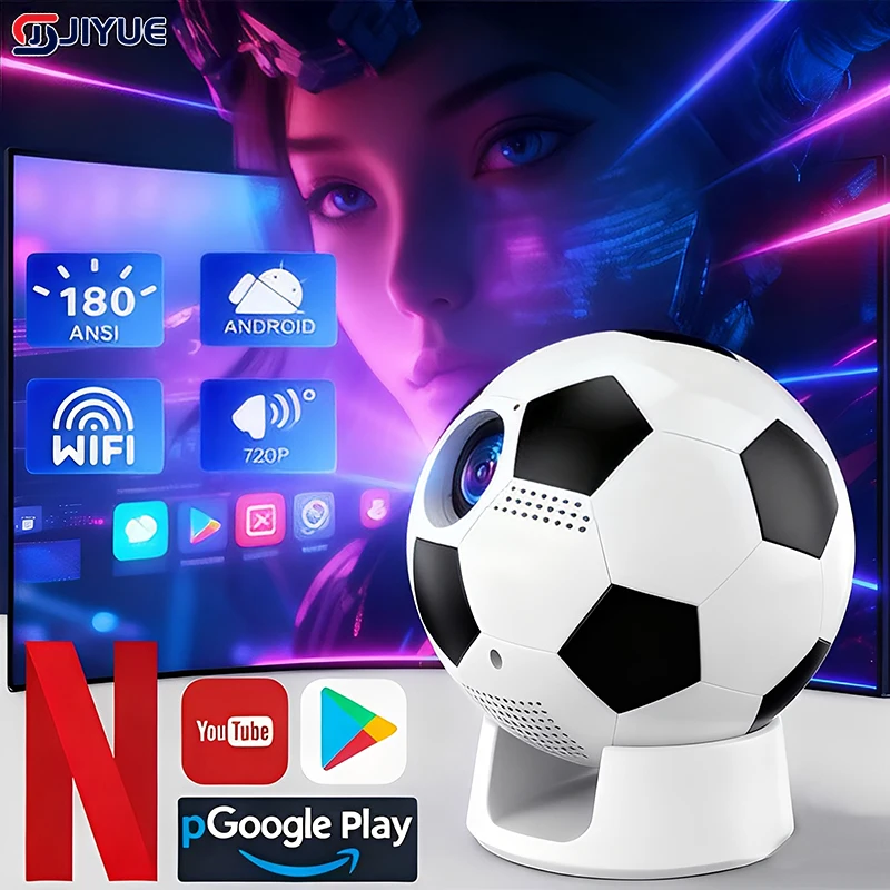 F20 HD 4K أندرويد 13 العارض الأصلي 1080P 180ANSI المزدوج Wifi6 BT5.0 1280*720P سينما المحمولة Projetor جهاز عرض المسرح المنزلي