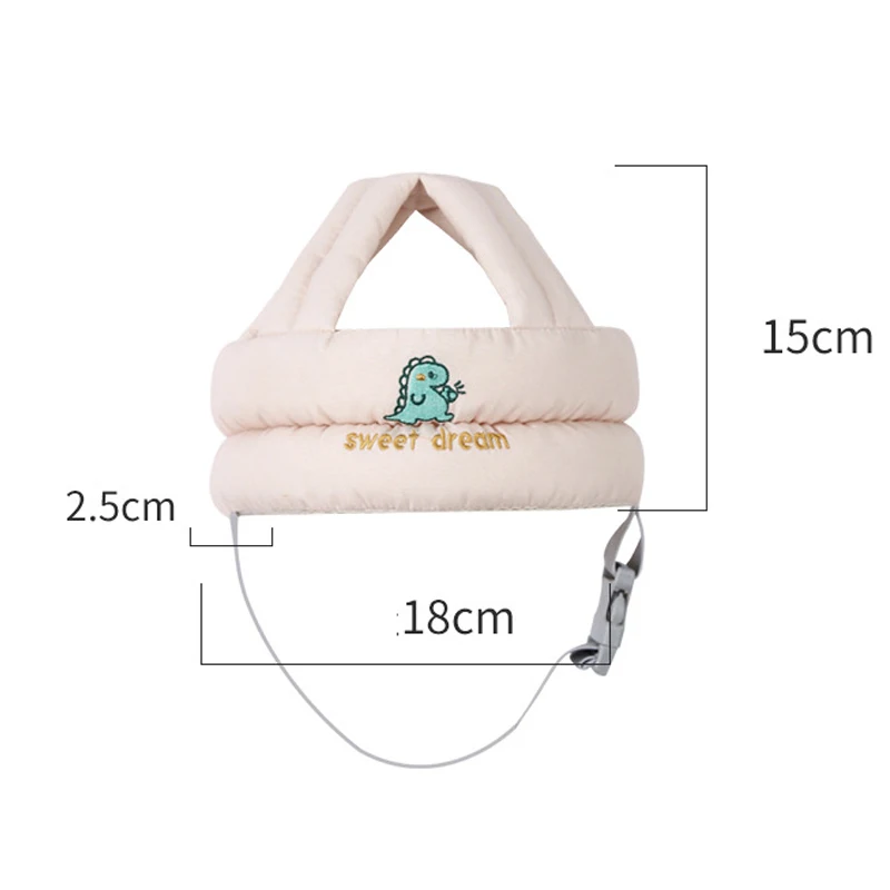 New Baby Safety Helmet Head Protection Hat Toddler Anti-fall Pad Children Learn To Walk Crash Cap Adjustable Protective Headgear