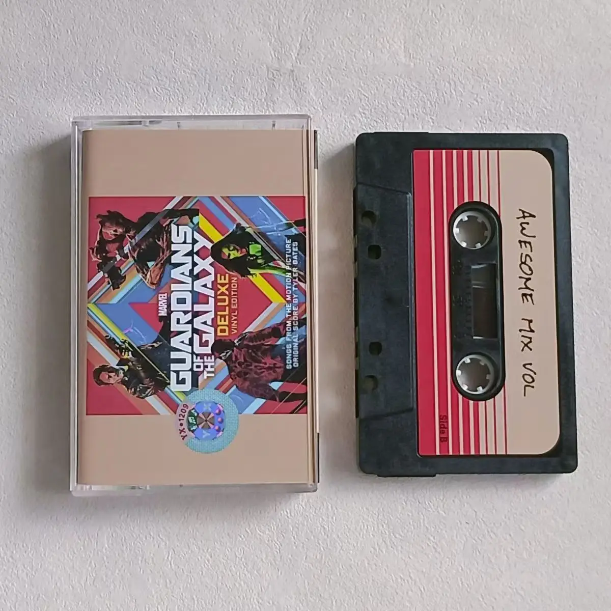 Movie Star-Lord Peter Jason Quill Tyler Bates Music Tape Guardians of the Galaxy 1+2 OST Album Cassettes Cosplay Soundtracks Box