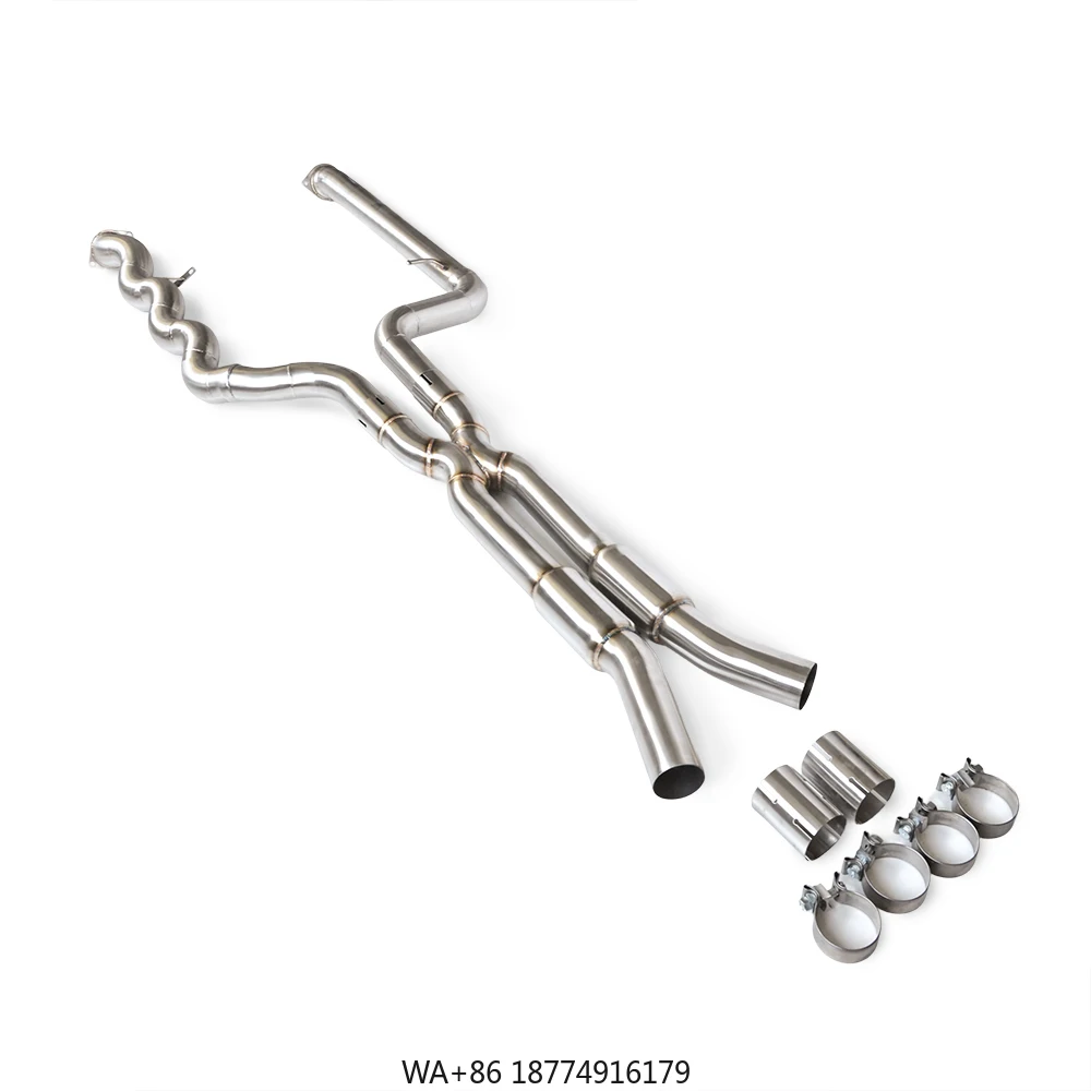 

Подходит для M3/M4 G80/G82 3.0T 2021-2023, производительность запчастей для спортивных автомобилей, средняя выхлопная труба равномерной длины, прямая продажа с фабрики