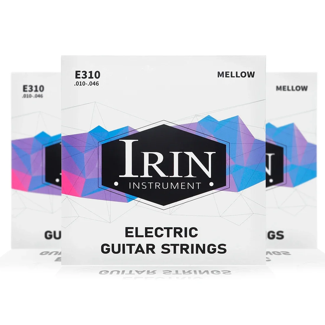 IRIN E310 Electric Guitar Strings Hexagonal Alloy High Carbon Steel Core Six-String Electric Guitar Strings Guitar Accessories