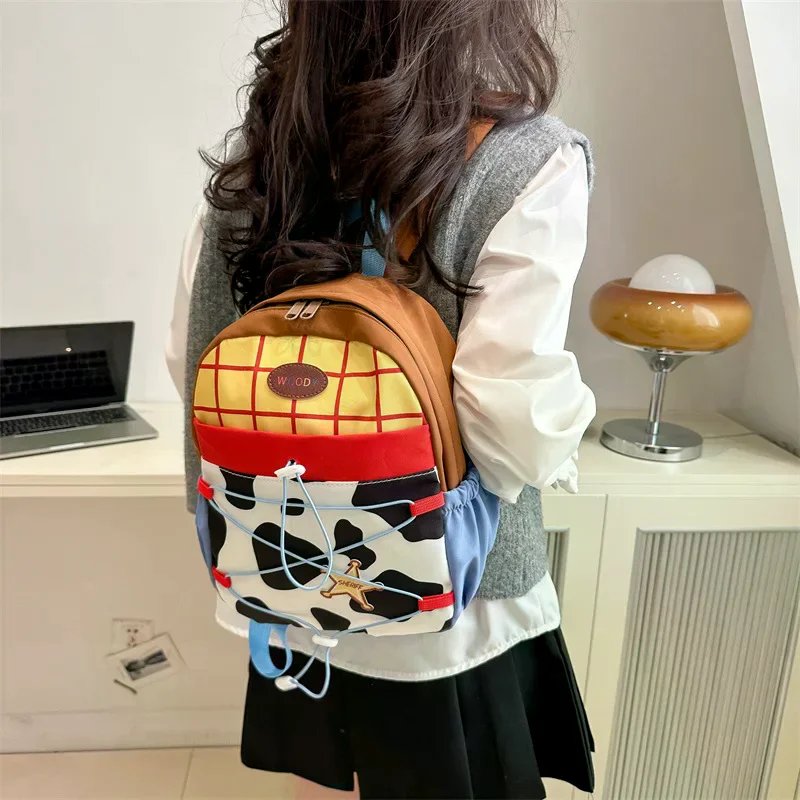Fashionable And Casual Women's Backpack Cute Cow Print Backpack Soft And Durable Fabric Backpack Suitable For Daily Use