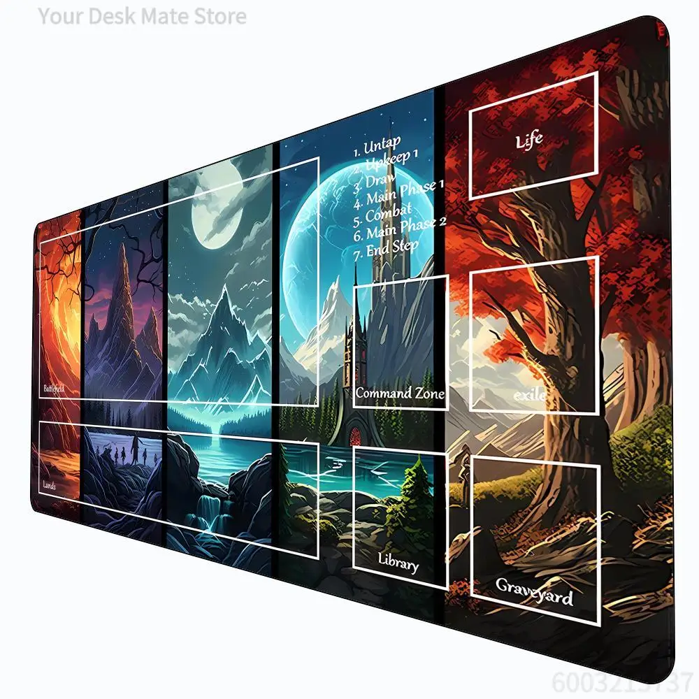 

Magic Card Trading Playmat Funny Design Mousepad Gamer Mouse Pad Office Desk Mat for Work Game Mini PC Laptop Cute Rug Carpet