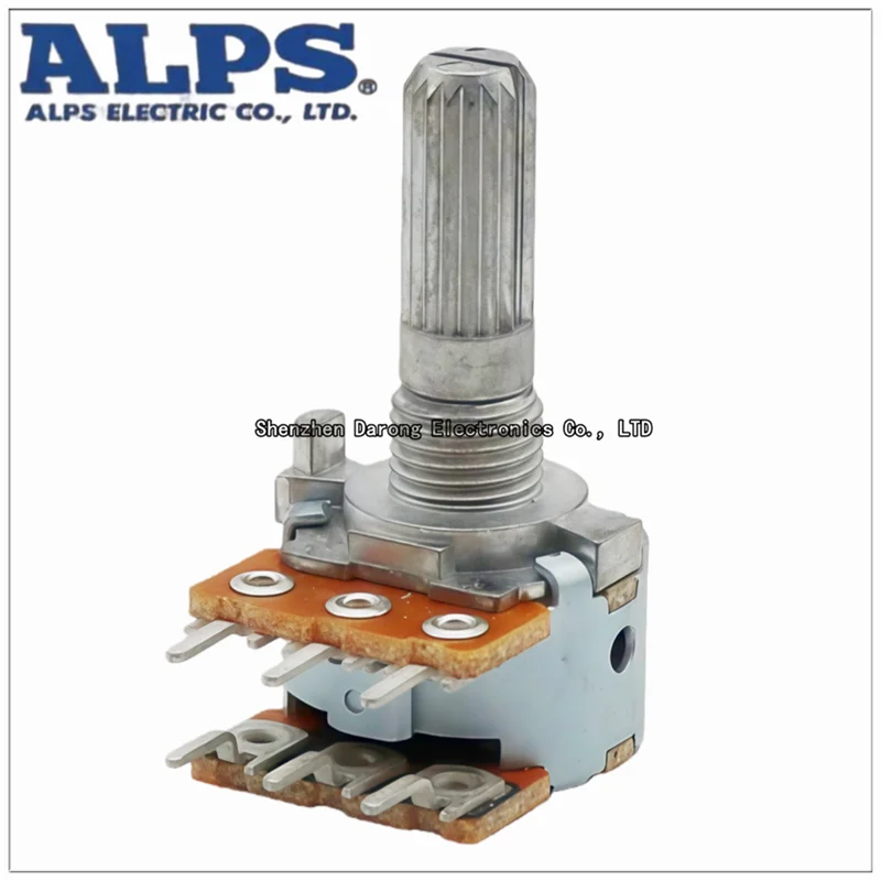 Japanse geïmporteerde ALPS audio eindversterker dubbele zes-pins potentiometer voor audio volume: A50K, B50K, B100K
