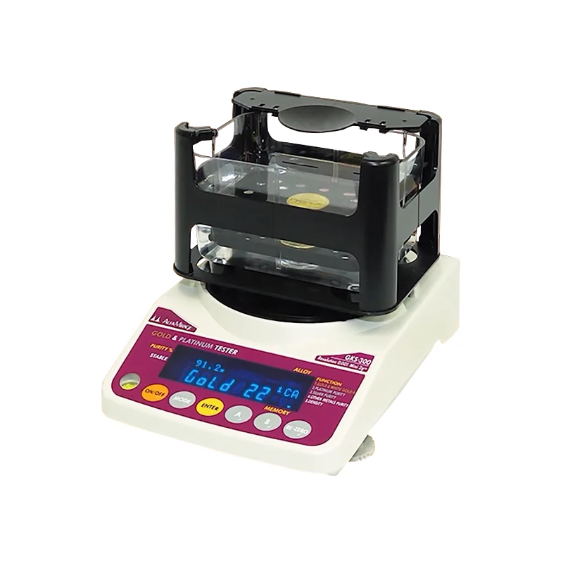 Japan GKS-300 Gold/Platinum Tester 300g/0.001g High Precision Model K9-K24 99.9% Precious Metal Density Jewelry Gold Karat Teser
