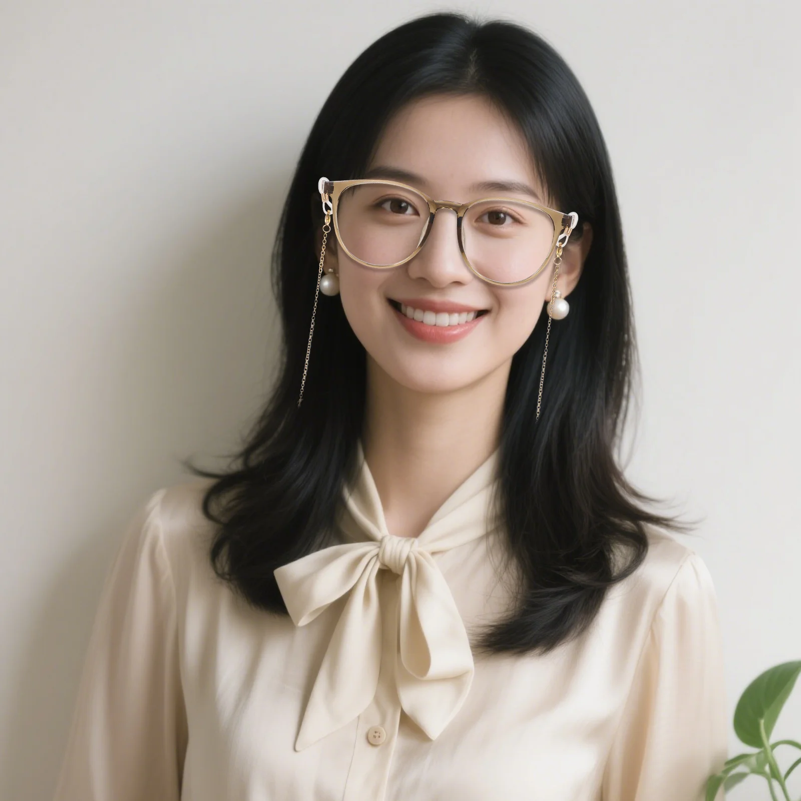 

31 Inch Spectacles Chain Stainless Steel, Adjustable Rubber Ends, Rust Resistant Eyeglasses Chain for Reading Glasses Sunglasses