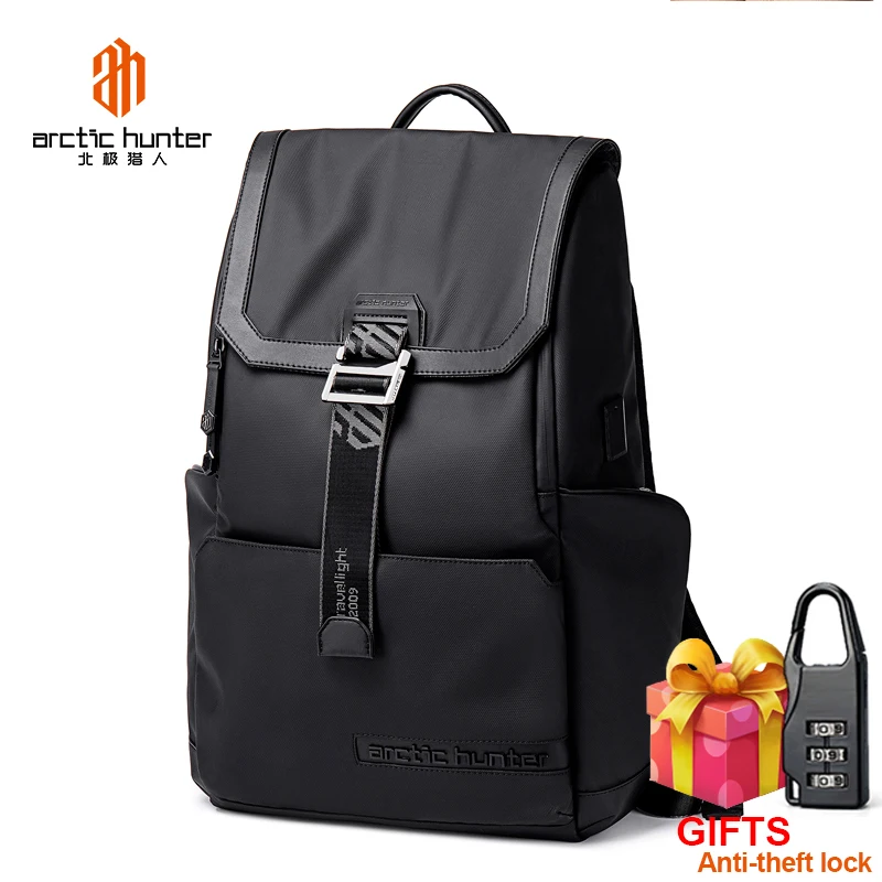 

Arctic Hunter Men's High Quality New Waterproof Trend Buckle Hook Backpack Business Leisure Computer Backpack College Student Sc