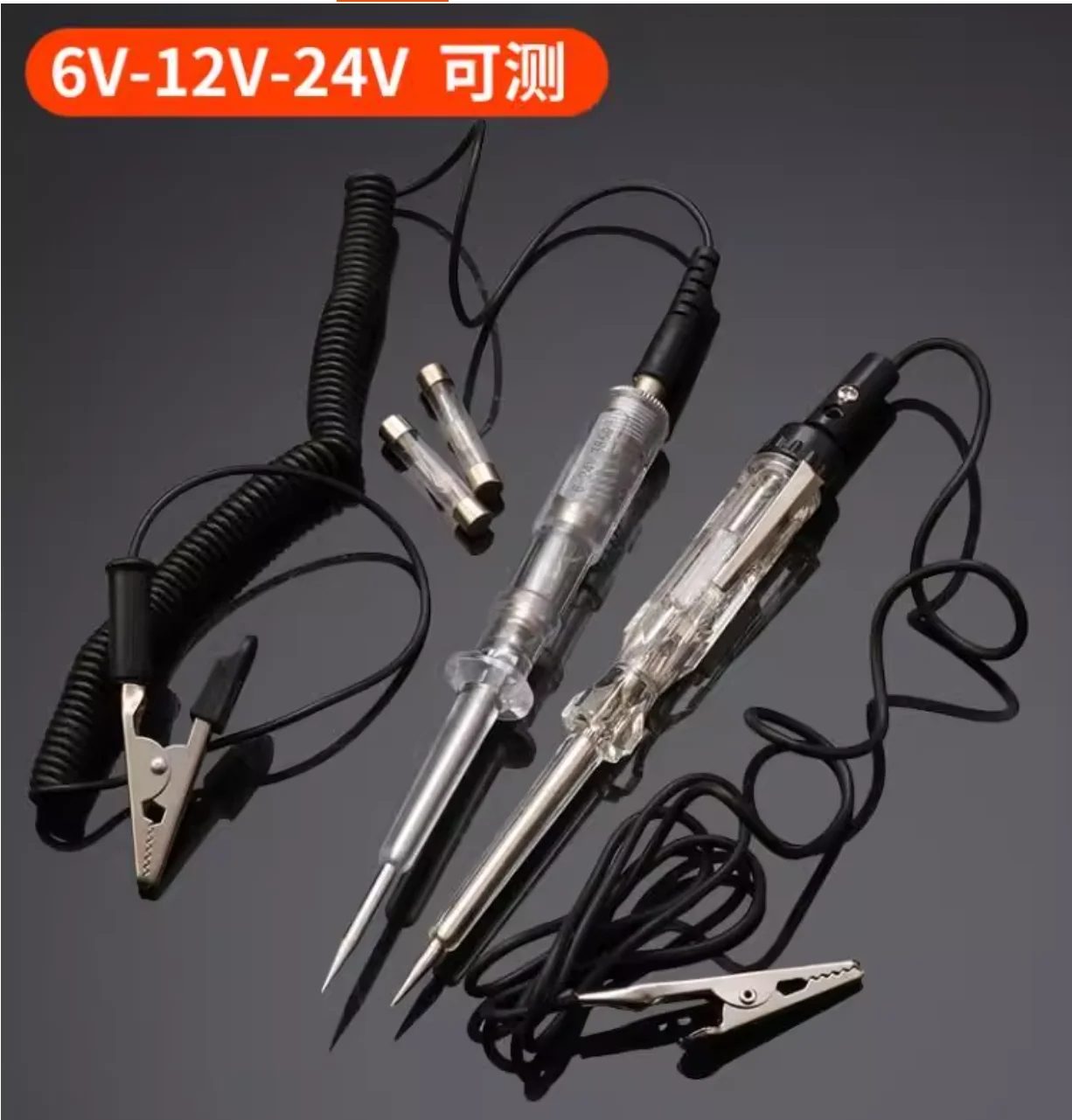 

BESTIR tool automotive voltage tester 6V-12V-24V 3x140mm 3x145mm car repair tool NO.38502