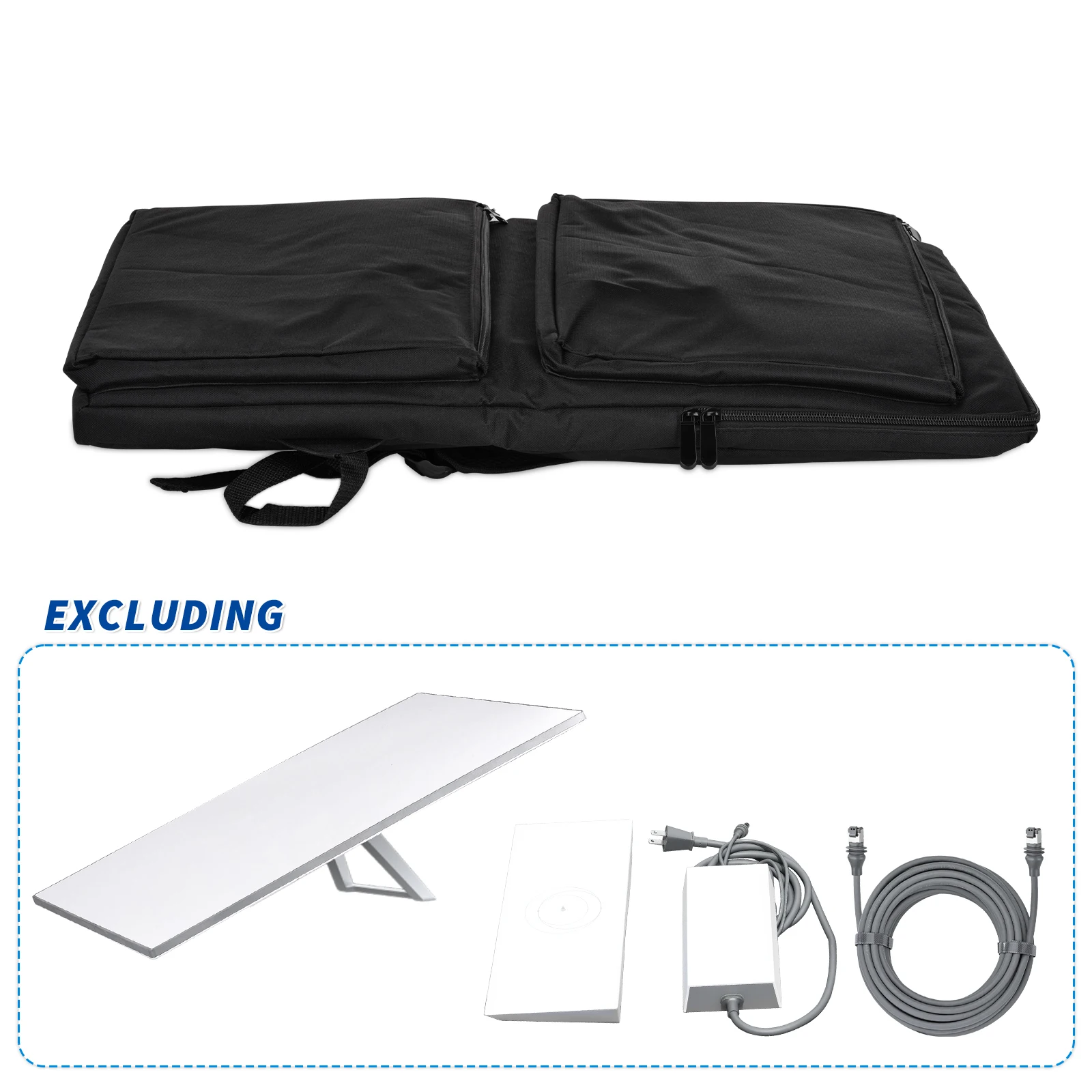 Superbat 64*42*5cm Dustproof 600D Oxford cloth Black Storage Bag for Starlink Kit Gen3 and Similarly Sized Items