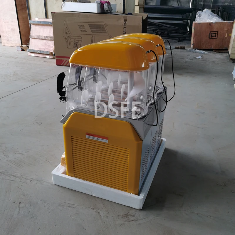 صانع العصائر، آلة صنع المشروبات المجمدة التجارية، آلة عصير ذات أسطوانة مزدوجة #1